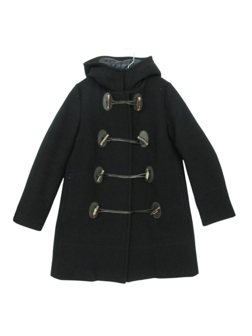 Moncler Duffle Coat Turquoise Down Black